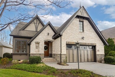 View of front of property garage