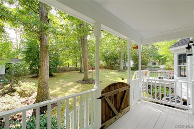 Rear Porch - gate completes the Rear Fencing