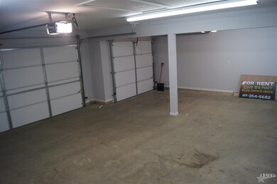 Large, open 3 car garage!