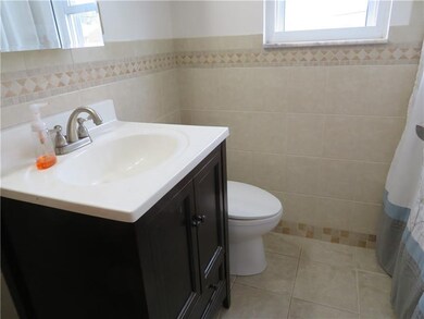 updated Ceramic tile bathroom