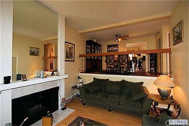 Stunning living room, complete with romantic firep