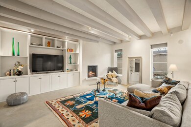 Beautiful beamed ceilings and built-ins