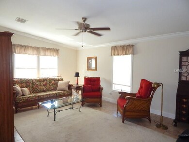 Drywall, crown molding, tile flooring throughout.