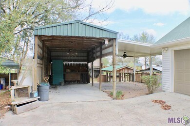 Motor home storage converted to outdoor kitchen
