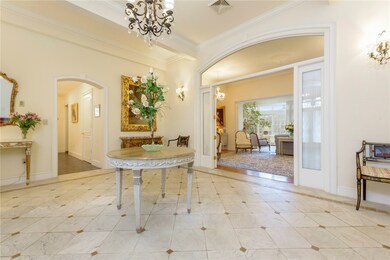 Elegant entrance hall.
