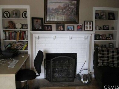 Living Room Wood Fireplace