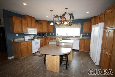 Large kitchen with Bosch dishwasher, all appliance