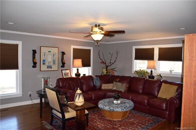 The spacious family room provides extra living spa