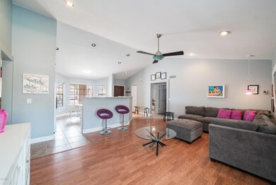 Great room to kitchen
