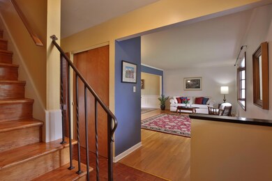 View into living room