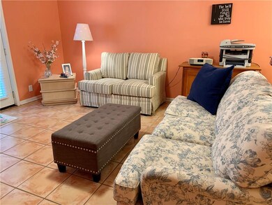 Tile throughout the home.