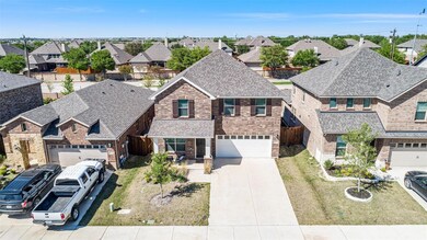 Elevated view of the front of home
