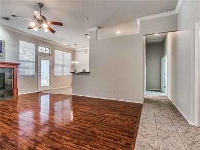 Wonderful floor plan looking into the breakfast ar