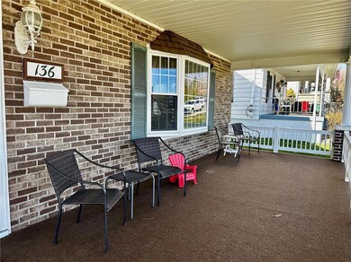 Large covered front porch