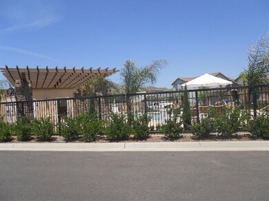 Private community pool area