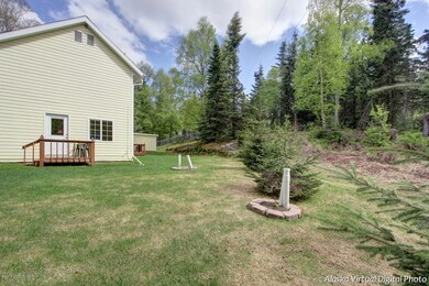 Side view of home with small