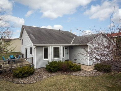 Attractive 3-Level Split has no-maintenance vinyl 