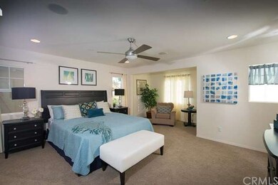 Photo of model master bedroom
