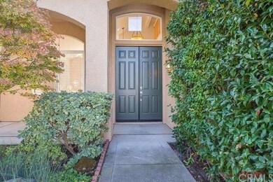Lush landscaping and a beautiful private entrance 