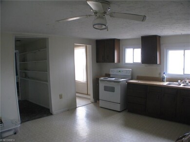 kitchen looking towards hallway to living room and