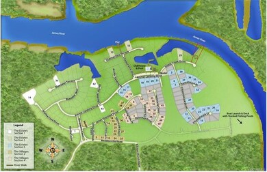 Layout of Meadowville Landing - this is just a dra