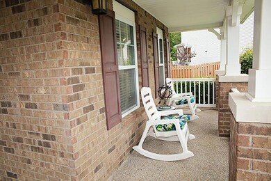Great covered front porch!