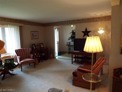 View of Foyer and Living Room