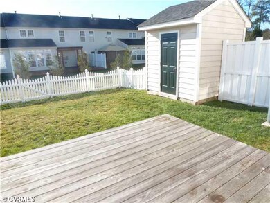 Exterior Back - View of Shed & rear Fenced yard.