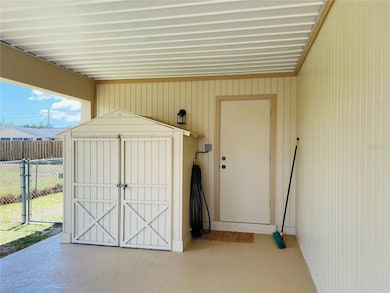 Shed & additional entry to laundry room