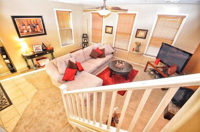 Living room view from stairs