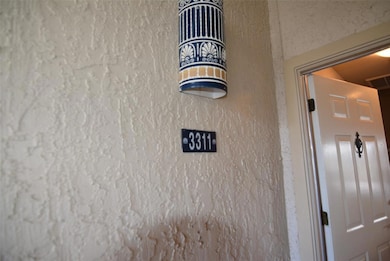 Detailed view of stucco siding