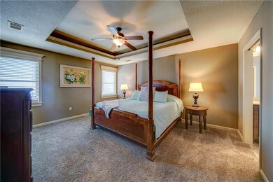 SPACIOUS MASTER BEDROOM WITH POCKET DOOR TO THE MA