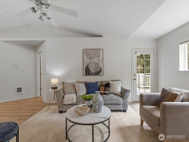 Living Room with door to balcony