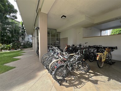 Resident Manager's office and bike rack.
