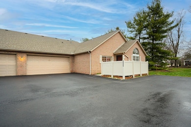 2 car garage with extra parking
