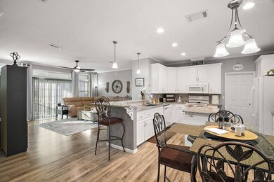 Open layout with counter seating