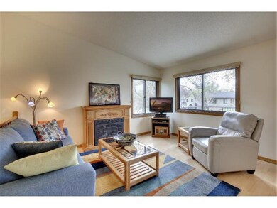Vaulted ceilings in the kitchen, living & dining r