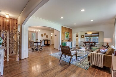 Living Room Open to Breakfast Area and Dining Room