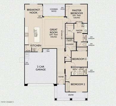 Serenity Floor Plan with slider