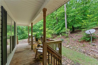 Enjoy the wildlife from your rocking-chair front porch.