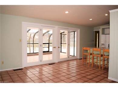 Dining room opens to kitchen. tile floor