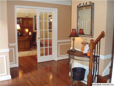As you enter the home the foyer shows off the hard