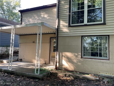 Rear view of property