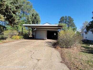Garage with carport