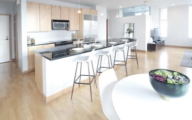 Large and open kitchen