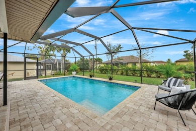 Swimming Pool with Pavers Sundeck