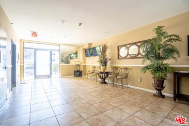 Lobby with security camera