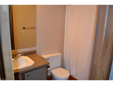 Full bath on the first floor...main bathroom.