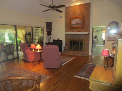 Vaulted Ceiling, pretty hardwood floors, gas firep