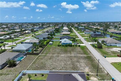Aerial view of residential area